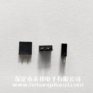 2.54单排座2P 塑高5.7mm